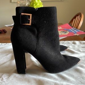 Ted Baker Black Suede booties size EU39